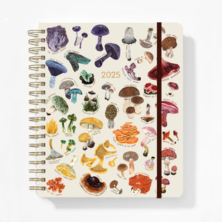 2025 Mushrooms Deluxe Hardcover Planner