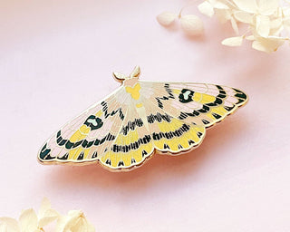 Sheep Moth (Hemileuca eglanterina) Enamel Pin