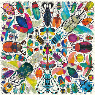 Kaleidoscope Beetles 500 Piece Family Puzzle Rainbow Insect Lovers Puzzle