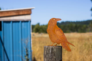 Raven - Rusty Metal Silhouette Garden Yard Home Art Decor Poe