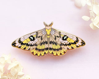 Sheep Moth (Hemileuca eglanterina) Enamel Pin