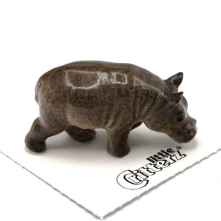 River The Hippo - Porcelain Miniature