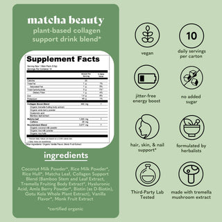 Matcha Beauty - Plant Based Collagen Boost Packet