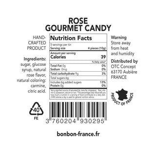 Saint-Ange Rose  French Pastilles