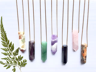 Gemstone Point Necklace