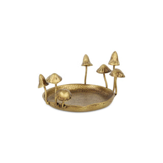 Decorative Cast Iron Mushroom Tray
