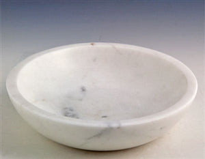 White Marble Bowl Burner - Large