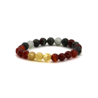 Aries Zodiac Gemstone Bracelet