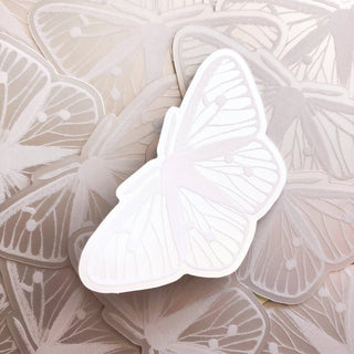 Mother of the Moon | Lymantriinae Moth Matte Holographic Sticker