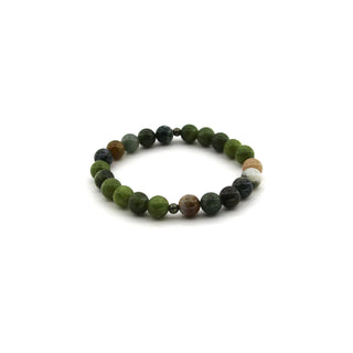 Ultimate Healing Green Jasper Indian Agate Pyrite