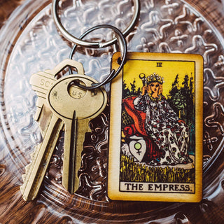 The Empress Full Color Wooden Keychain